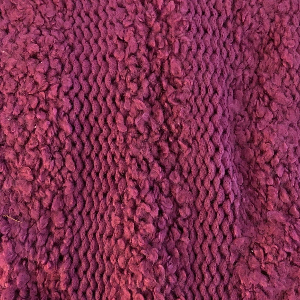 Purple LOFT Knit Infinity Scarf